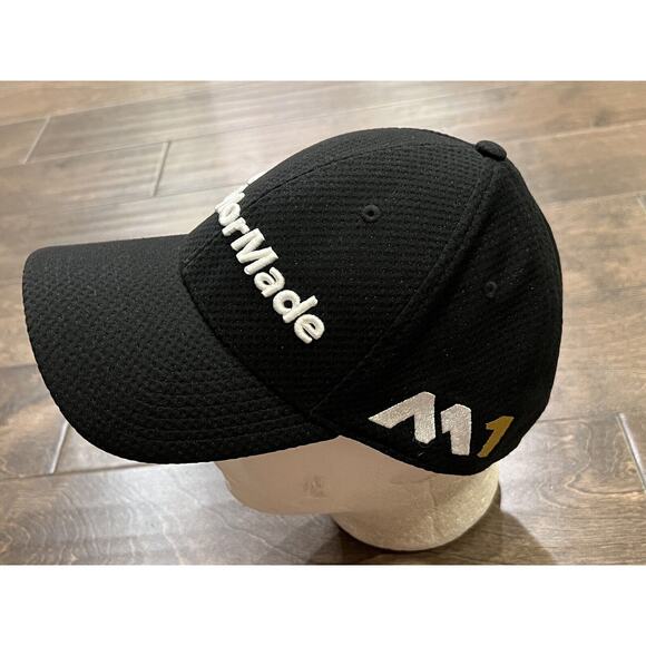 TaylorMade Mens Black Golf M1 PSi A-Flex Stretched Fitted Hat Size L/XL - Picture 4 of 10